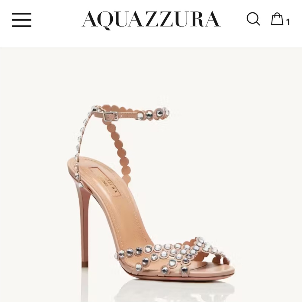 Aquazzura - tequila sandal 105 - size 34